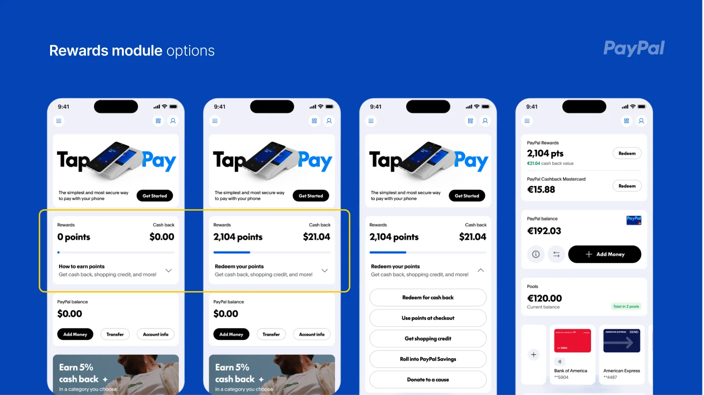 Rewards module options