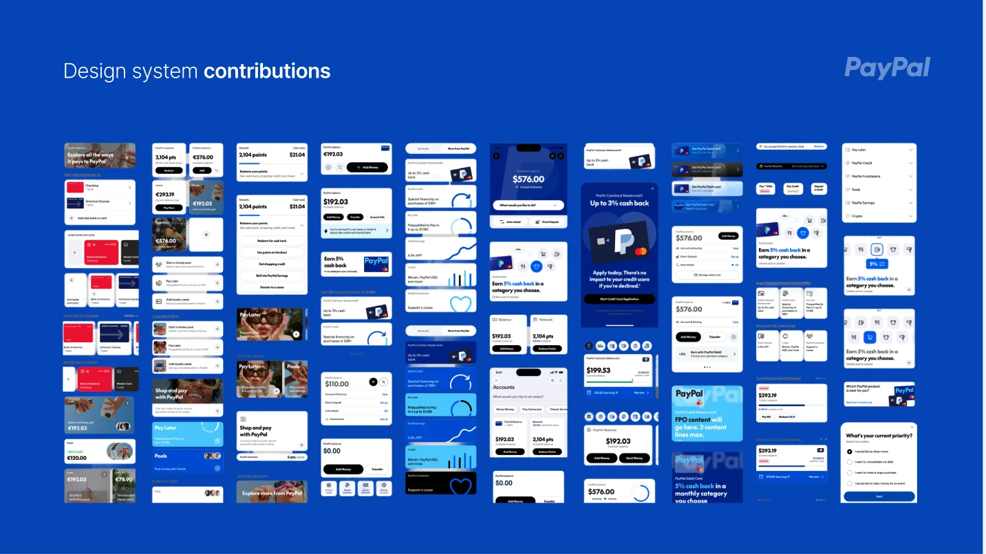 Contributions to PPDS, PayPal's global design system