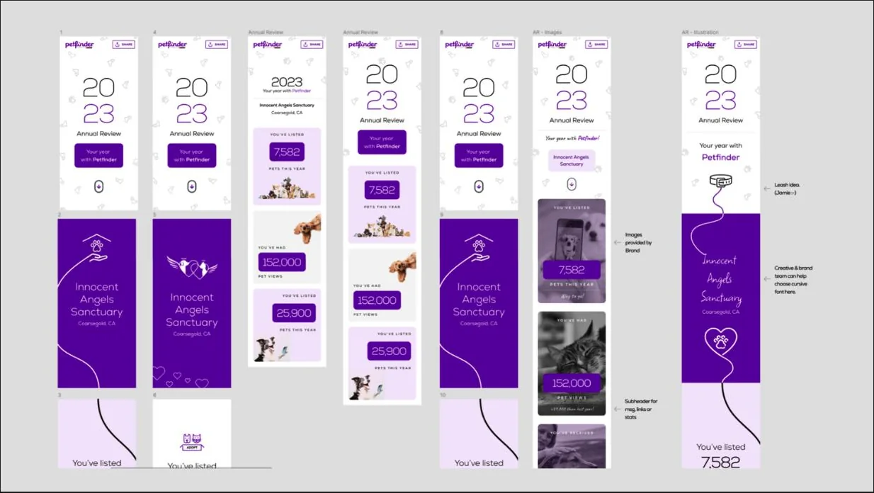 Petfinder annual review explorations